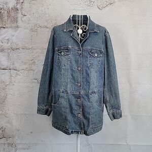 Wah Jeans Denim Jacket Womens Size 18/20